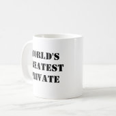 Mug "Le plus grand privé du monde" (Devant gauche)