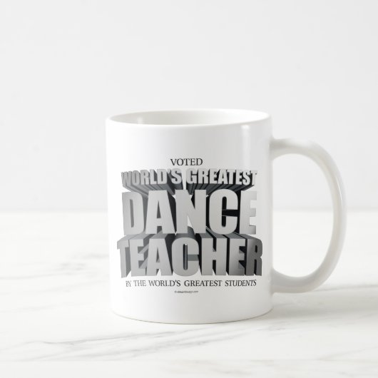 Mug Le plus grand professeur de danse du monde (Droite)