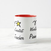 Mug Le plus grand professeur de piano du monde - (Centre)