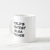 Mug "Le plus grand professeur de salsa au monde" (Devant gauche)