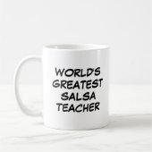 Mug "Le plus grand professeur de salsa au monde" (Gauche)