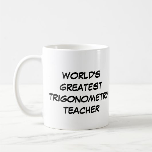 Mug "Le plus grand professeur de trigonométrie du (Gauche)