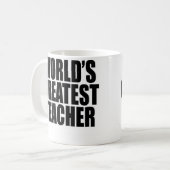 Mug Le plus grand professeur du monde (Devant gauche)