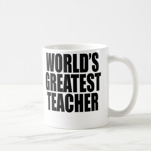 Mug Le plus grand professeur du monde (Droite)