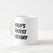 Mug Le plus grand secrétaire du monde (Devant gauche)