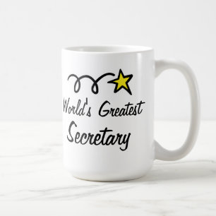 Mug Le plus grand secrétaire du monde - cadeau de