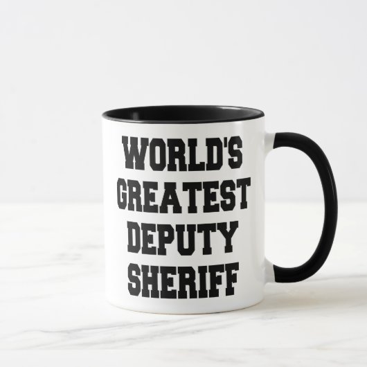 Mug Le plus grand shérif adjoint du monde (Droite)
