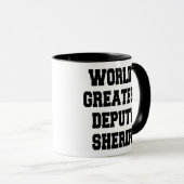 Mug Le plus grand shérif adjoint du monde (Devant droit)