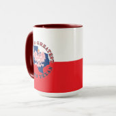 Mug Le plus grand Texan polonais du monde (Devant gauche)