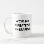 Mug "Le plus grand thérapeute du monde" (Gauche)