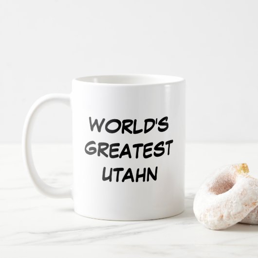 Mug "Le plus grand Utahn du monde" (Avec donut)