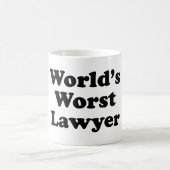 Mug Le plus mauvais avocat du monde (Centre)