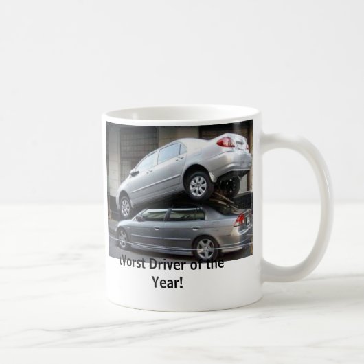Mug Le plus mauvais conducteur de l'année (Droite)