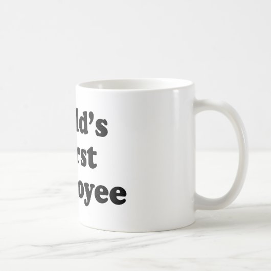 Mug Le plus mauvais employé du monde (Droite)