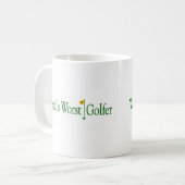 Mug Le plus mauvais golfeur des mondes (Devant gauche)