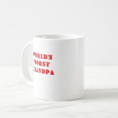 Mug Le plus mauvais grand-papa des mondes (Devant gauche)