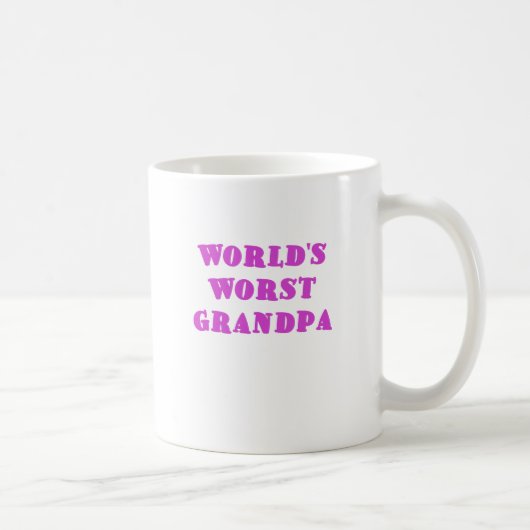 Mug Le plus mauvais grand-papa des mondes (Droite)