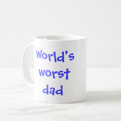 Mug Le plus mauvais papa du monde (Devant gauche)