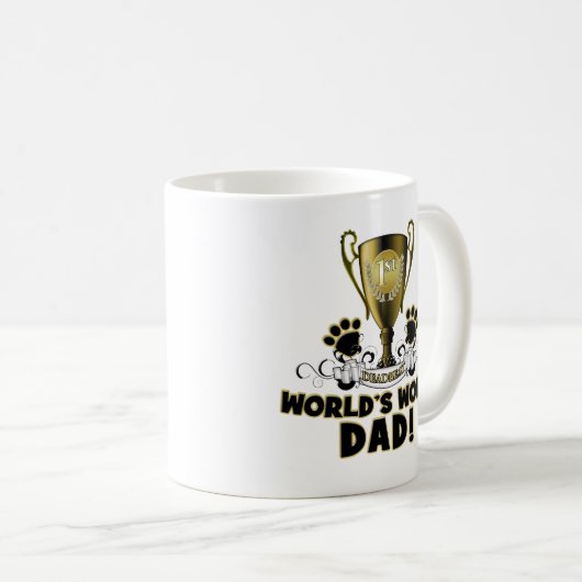 Mug Le plus mauvais papa du monde (Devant droit)