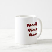 Mug Le plus mauvais patron du monde (Devant droit)