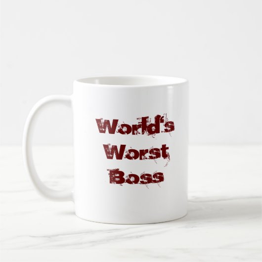 Mug Le plus mauvais patron du monde (Gauche)