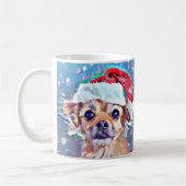 Mug Le plus mignon chien de Noël jamais vu ! (Gauche)