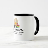 Mug Le plus susceptible d'être confondu cadeau de dipl (Devant droit)