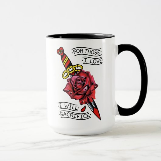 Mug Le poignard de camarades impairs et s'est levé (Droite)
