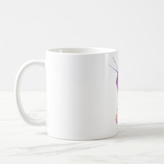 Mug Le poing de puissance de tricot, fil, résistent (Gauche)