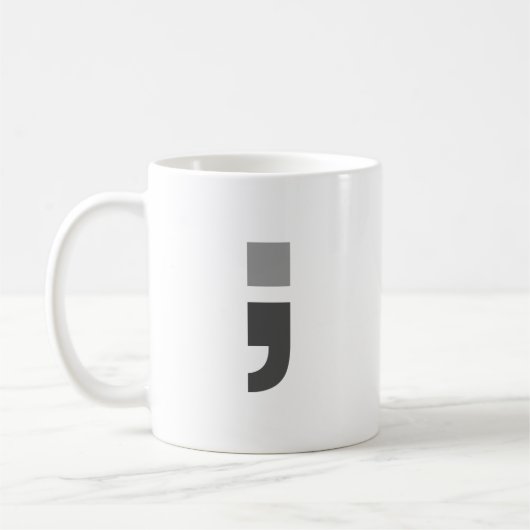 Mug Le point-virgule souple (Gauche)