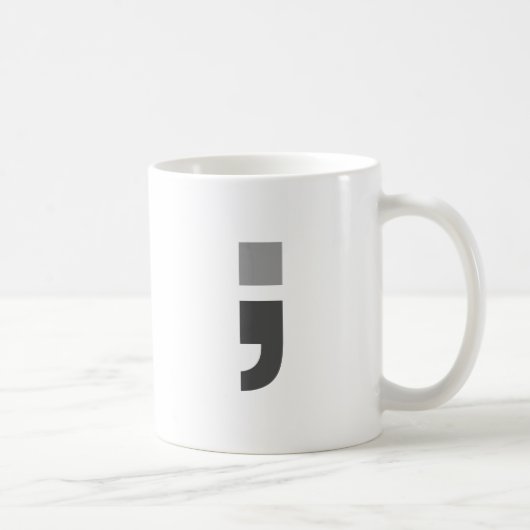 Mug Le point-virgule souple (Droite)