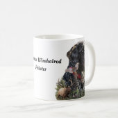 Mug Le pointeur À poils durs allemand (Devant droit)