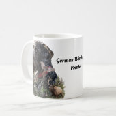 Mug Le pointeur À poils durs allemand (Devant gauche)