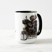 Mug Le pointeur À poils durs allemand (Devant droit)