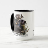 Mug Le pointeur À poils durs allemand (Devant gauche)