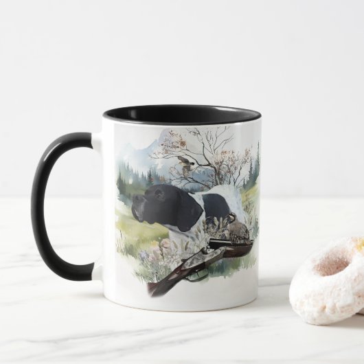 Mug Le pointeur anglais (Avec donut)