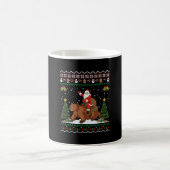 Mug Le poison de Beaver Ugly Xmas Funny Santa Riding B (Centre)