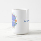 Mug Le poisson corail personnalisé sauve la planète (Centre)