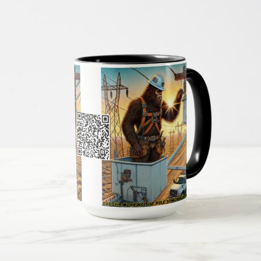 Mug "Le pôle de papa" (Devant droit)