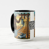 Mug "Le pôle de papa" (Devant gauche)