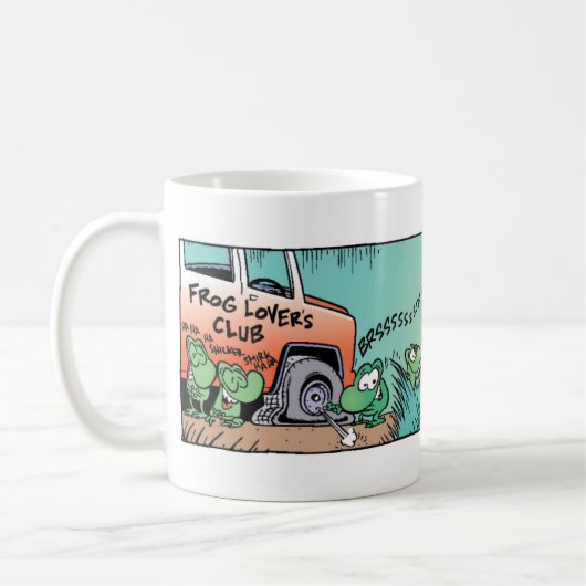 Mug Le polisson de grenouilles de marais (Gauche)