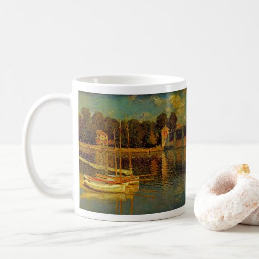 Mug Le Pont à Argenteuil par Claude Monet (Avec donut)