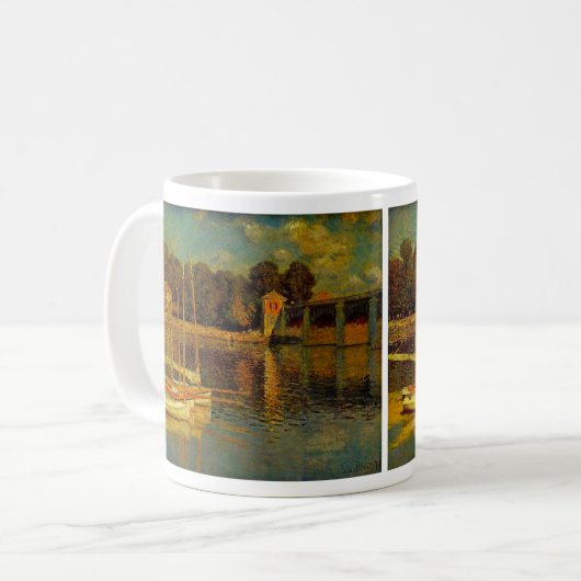 Mug Le pont d'Argenteuil par Claude Monet (Devant gauche)