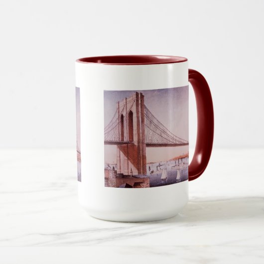 Mug Le pont de Brooklyn (Devant droit)