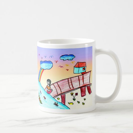 Mug Le pont de l'espoir (charité de HIV/SIDA) (Droite)