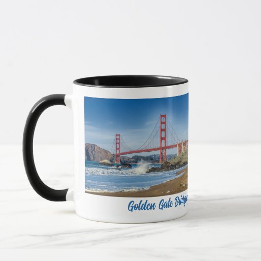 Mug Le pont du Golden Gate de San Francisco, (Gauche)