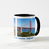 Mug Le pont du Golden Gate de San Francisco, (Devant droit)