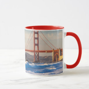 Mug Le pont du Golden Gate depuis la plage de Baker