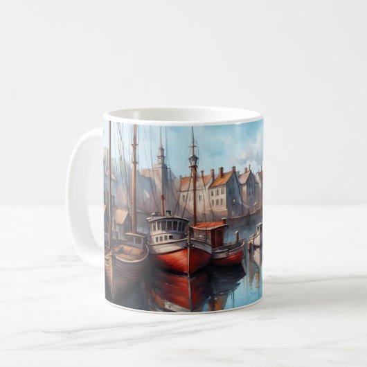 Mug Le port de Lunenburg (Devant gauche)