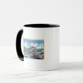 Mug Le port sur le front de mer (Devant gauche)